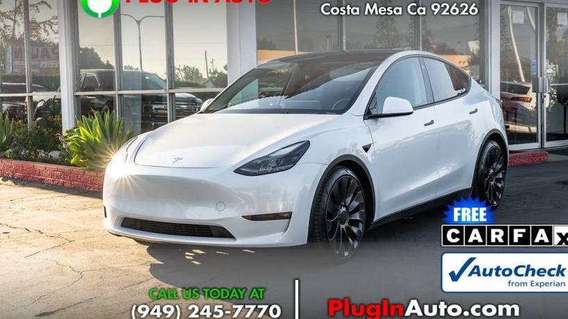 TESLA MODEL Y 2022 7SAYGDEF3NF315180 image